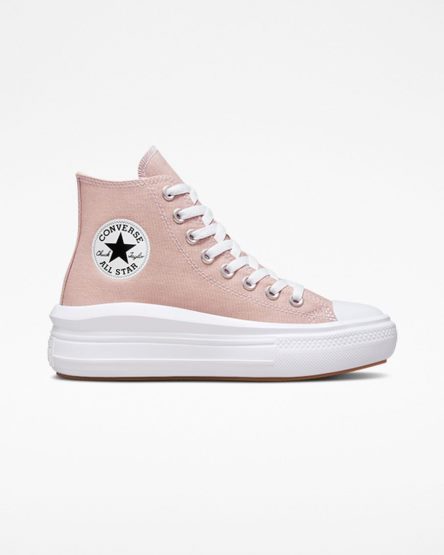 Sapatos Plataforma Converse Chuck Taylor All Star Move Seasonal Color Cano Alto Feminino Cinzentas Branco | PT C059T38